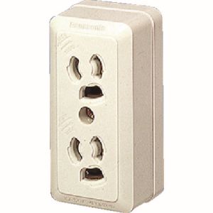 楽天市場】パナソニック 露出コンセント 抜け止め接地ダブルコンセント