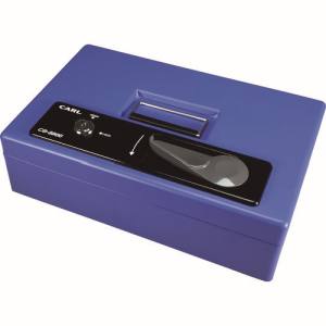 【カール事務器 CARL】 カール事務器 CB-8800 手提げ金庫 キャッシュボックス ブルー A5サイズ