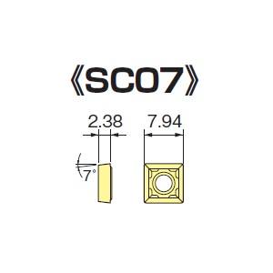 【大昭和精機】 BIG DAISHOWA SCGP070204EFM T1500A CKボーリングシステム スローアウェイチップ SC07 10個 メーカー直送 代引不可 北海道沖縄離島不可