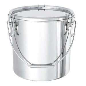 【日東金属工業】 日東金属工業 TP-CTB-27 ステンレスタンク テーパー付吊下げ密閉タンク フタ付 15L メーカー直送 代引不可 沖縄離島不可