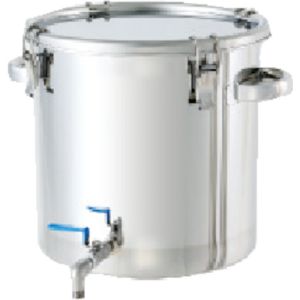 【日東金属工業】 日東金属工業 CTHV-43 ステンレスタンク ストレート密閉タンク ボールバルブ付 65L メーカー直送 代引不可 沖縄離島不可