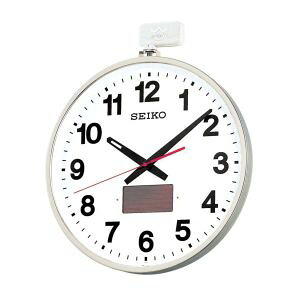 【セイコー SEIKO】セイコー SF211S ソーラー屋外用大型電波掛時計 527×450×78 金属枠 メーカー直送 代引不可 沖縄離島不可|あきばお~支店