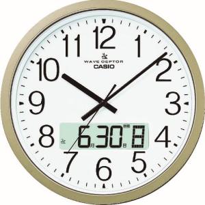【カシオ CASIO】 カシオ計算機 IC-4100J-9JF 電波掛け時計 直径380mm メーカー直送 代引不可 沖縄離島不可