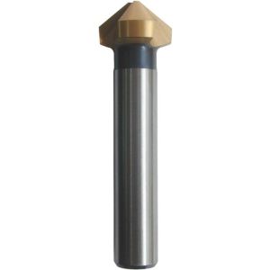 【WEBA】 WEBA 19100-1-12.4 HSSカウンターシンク 19100-1 100°3枚刃 HSS TiNコ-ティング