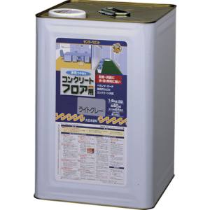 【サンデーペイント】 サンデーペイント 267545 水性コンクリートフロア用 14kg ライトグレー