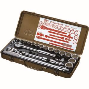 【ロブテックス LOBTEX】ロブテックス 1218A エビ ソケットレンチセット 差込角12.7mm 12角｜あきばお～支店