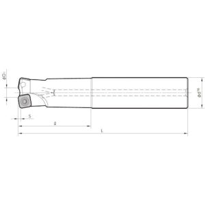 【京セラ KYOCERA】 京セラ MFH32-S32-10-2T-200 MFHエンドミル