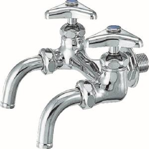 【カクダイ KAKUDAI】 カクダイ 7050 双口ホーム水栓13