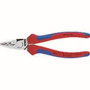 【クニペックスツールズ KNIPEX】 KNIPEX 9772-180 エンドスリーブ用圧着ペンチ クニペックスツールズ