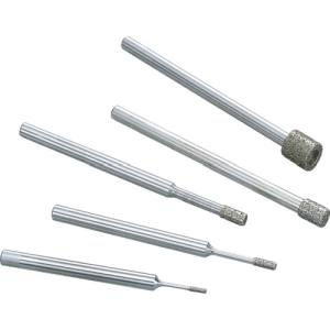 【ナカニシ】 ナカニシ 12001 内研用極小径電着ダイヤモンド シャンク径φ3 刃径0.1mm
