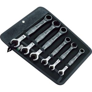 【ヴェラ Wera】 Wera 20022 コンビネーションラチェットレンチセット 6本組 ヴェラ