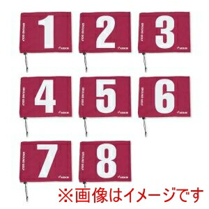 【羽立工業 HATACHI】 ハタチ BH5001S グラウンドゴルフ コース整備品 グラウンド ゴルフ用旗 ８ホールセット レッド 62 HATACHI