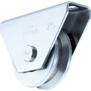 【ヨコヅナ】 ヨコヅナ WBS-0755 ロタ ステン重量戸車 75mm V型