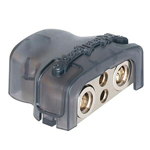 【ロックフォード ROCKFORD FOSGATE】ロックフォード RFDB1 バッテリーターミナル プラス + 端子・マイナス - 端子共用 D端子適合 1/0 or 4ゲージ2出力 国内正規輸入品|あきばお~支店