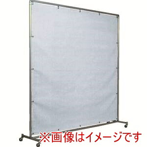 【吉野】 吉野 YS-22SC-BW 火花用衝立アルミパイプ 2×2 単体キャスター メーカー直送 代引不可 沖縄離島不可