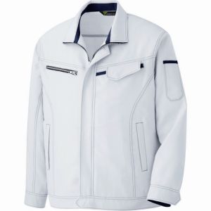 【ミドリ安全 MIDORI】 ミドリ安全 VE521UE-L ベルデクセル 男女ペア 交織ストレッチジャンパー VE521上 L