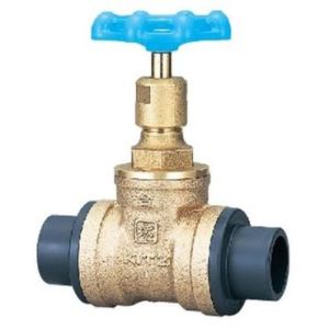 【キッツ KITZ】 キッツ WVKN-25A WVKN エンジョイントバルブ キーパロイゲート弁 塩ビ管用ソケット形 メーカー直送 代引不可 北海道沖縄離島不可
