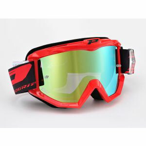 【デイトナ DAYTONA】 デイトナ 97691 ライディングギア ゴーグル PROGRIP 3201FL ATZAKI MIRROR ゴーグル レッド DAYTONA