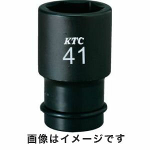 【KTC 京都機械工具】 KTC BP8L-46TP 25.4sq. インパクトレンチ用ソケット ディープ薄肉 ピン リング付 46mm