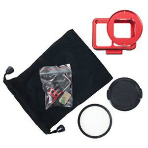 【エツミ】 エツミ GoPro HERO7対応 アクションメタルプロテクターカバー レッド VE-2223