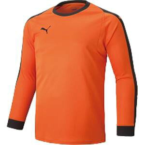 送料無料！！ 【プーマ PUMA】 プーマ LIGA ジュニア GK シャツ パッド付き 140 ゴールデンポピー ブラック 729966【smtb-u】