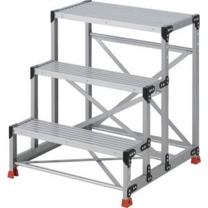 【トラスコ中山 TRUSCO】トラスコ TSF389 作業用踏台 3段 ステップ奥行200 高さ0.90m 天板800X400 TRUSCO メーカー直送 代引不可 北海道沖縄離島不可|あきばお~支店