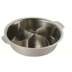 送料無料！！【和田助製作所】和田助製作所 SW ステンレス 電磁 ちり鍋 4仕切 29cm【smtb-u】｜あきばお～支店