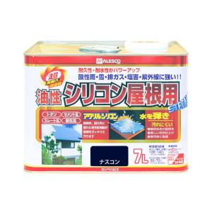 【カンペハピオ KANSAI】 カンペハピオ 油性シリコン屋根用 ナスコン 7L
