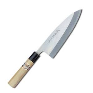 【青木刃物製作所】 青木刃物 堺孝行 本霞研和包丁本出刃 18cm No 05237