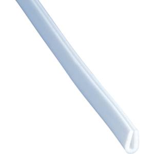 【光】 光 KVW1-100W-T エンビUパッキンドラム巻白 3.4×6.7mm×100m