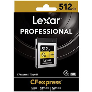 最新発見 送料無料 レキサー LCFX10-512CRB CFexpressカード Type B