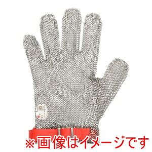 【ニロフレックス】 ニロフレックス メッシュ手袋5本指 M M5L-EF 左手用 赤