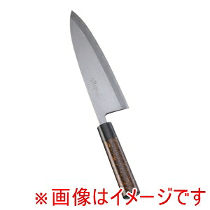 【インテックカネキ INTECKaneki】 インテック 歌舞伎調和庖丁 忠舟 出刃 24cm 黒金茶