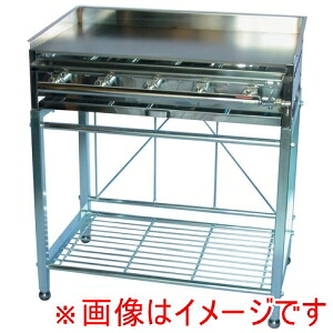 【下野金属】 下野金属 AK-3A 台付鉄板焼 LPガス プロパンガス メーカー直送 代引不可 北海道沖縄離島不可