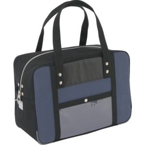 【三栄産業】 三栄産業 BTM-U-03 帆布メール用ボストン M 馬蹄錠金具付 紺