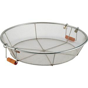 【エムテートリマツ】 MT 浅型 揚げ ザル 55cm バネ取手付 MT18-8 エムテートリマツ