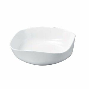 【若泉漆器】 若泉漆器 ニューホワイト 渕丸角盛鉢 38cm 9,259円