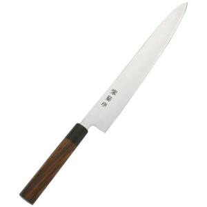 送料無料！！ 【河村刃物】 河村刃物 堺 菊守 和式 筋引 両刃 ウォールナット 27cm【smtb-u】