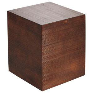 【江部松商事 EBM】 EBM 木製 千筋キューブ 茶 200×200×240mm 江部松商事 5,331円