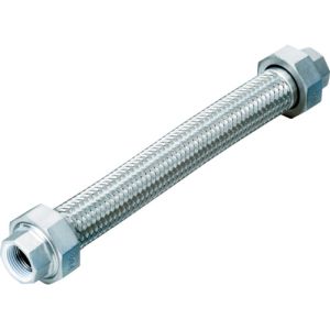 【南国フレキ工業 NFK】 NK-1100-P/SUS304-25A-1000L シールコートユニオン式フレキシブルホース 無溶接式 25A×1000L メーカー直送 代引不可 北海道沖縄離島不可