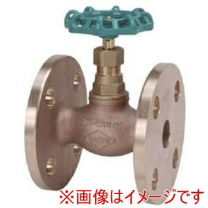 【東洋バルヴ】 東洋バルヴ 150EBGF-N 青銅 グローブ弁 フランジ型 50A メーカー直送 代引不可 北海道沖縄離島不可