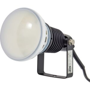 【日動工業 NICHIDO】 日動工業 AFL-E20J-BK エコビックLED投光器20W 常設型 昼白色 電線1.5m 本体黒
