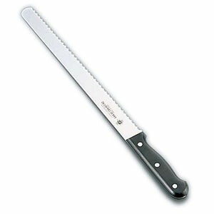 【青木刃物製作所】 青木刃物 堺孝行 グランドシェフ ウェーブナイフ 30cm