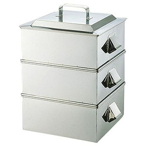 送料無料！！【遠藤商事 TKG】TKG SA 21-0 業務用 角蒸器 2段 33cm AMS65033 遠藤商事【smtb-u】｜あきばお～支店