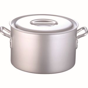 【遠藤商事 TKG】 TKG アルミニウム 半寸胴鍋 アルマイト加工 目盛付 33cm AHV6233 遠藤商事