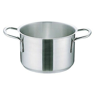 送料無料!!【ムラノ Murano】ムラノ インダクション 18-8 半寸胴鍋 蓋無 45cm AHVA308【smtb-u】|あきばお~支店