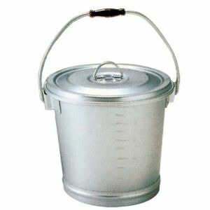 【オオイ金属】 オオイ金属 212 アルマイト 丸型 一重 食缶 8L