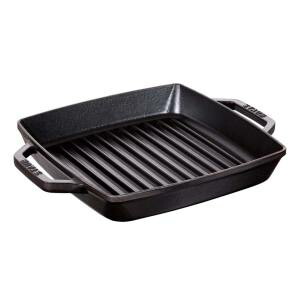 【ストウブ Staub】 ストウブ ピュアグリル スクエア 28cm ブラック 40511-683 Staub