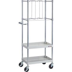 【トラスコ中山 TRUSCO】 トラスコ中山 PEW-1562KS-W ツールワゴン フェニックスワゴン 省音 600X400XH1500 立掛け用 ホワイト メーカー直送 代引不可 北海道沖縄離島不可