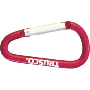 【トラスコ中山 TRUSCO】 トラスコ中山 TKN550RBOX まとめ買い カラビナ 線径5mmX50mm D型 レッド100個 メーカー直送 代引不可 北海道沖縄離島不可